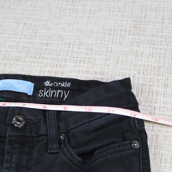 7 for All Mankind b(air) the ankle skinny Black Jeans - Picture 3 of 6